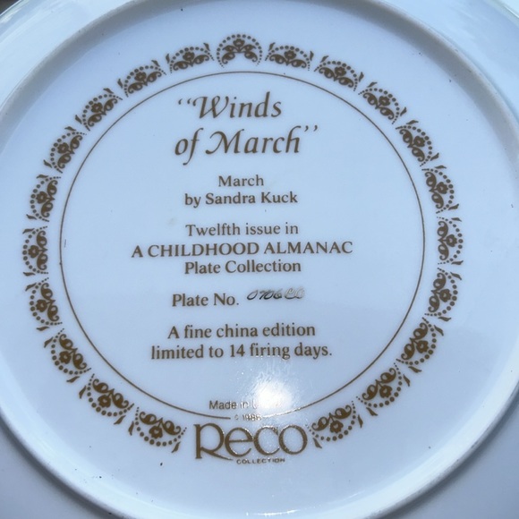 Reco Collection 1986 Made in USA Winds of March - Picture 5 of 5